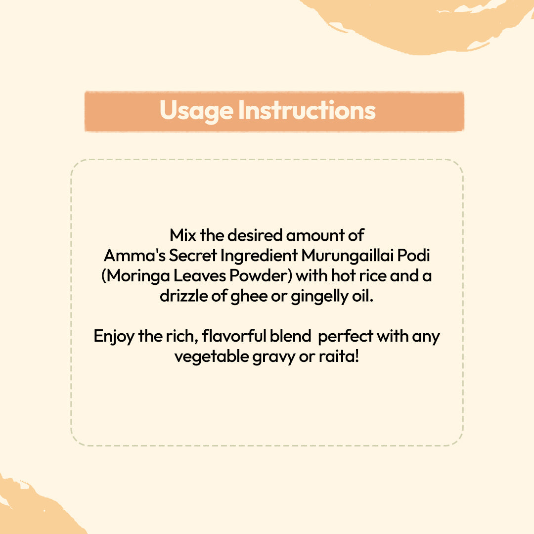 Murungai Ilai Podi
